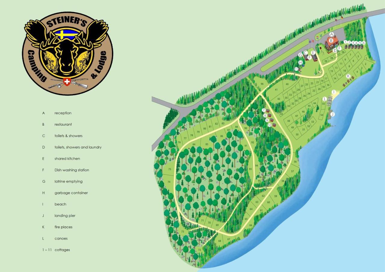 Steiner'S Camping & Lodge Johannisholm Exterior foto